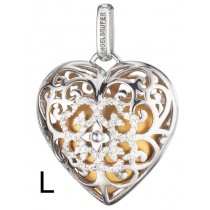 Engelsrufer - Anhänger - Heart - Herz - Silber mit Zirkoniakristallen